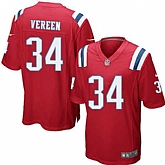Nike Men & Women & Youth Patriots #34 Vereen Red Team Color Game Jersey,baseball caps,new era cap wholesale,wholesale hats